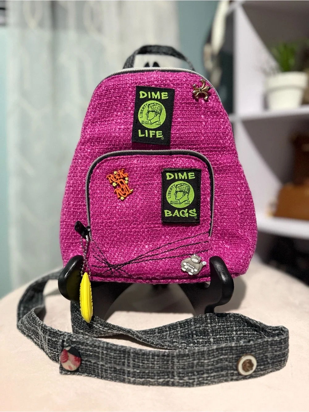 Dime Bags Mini Hobo Bag - Pink